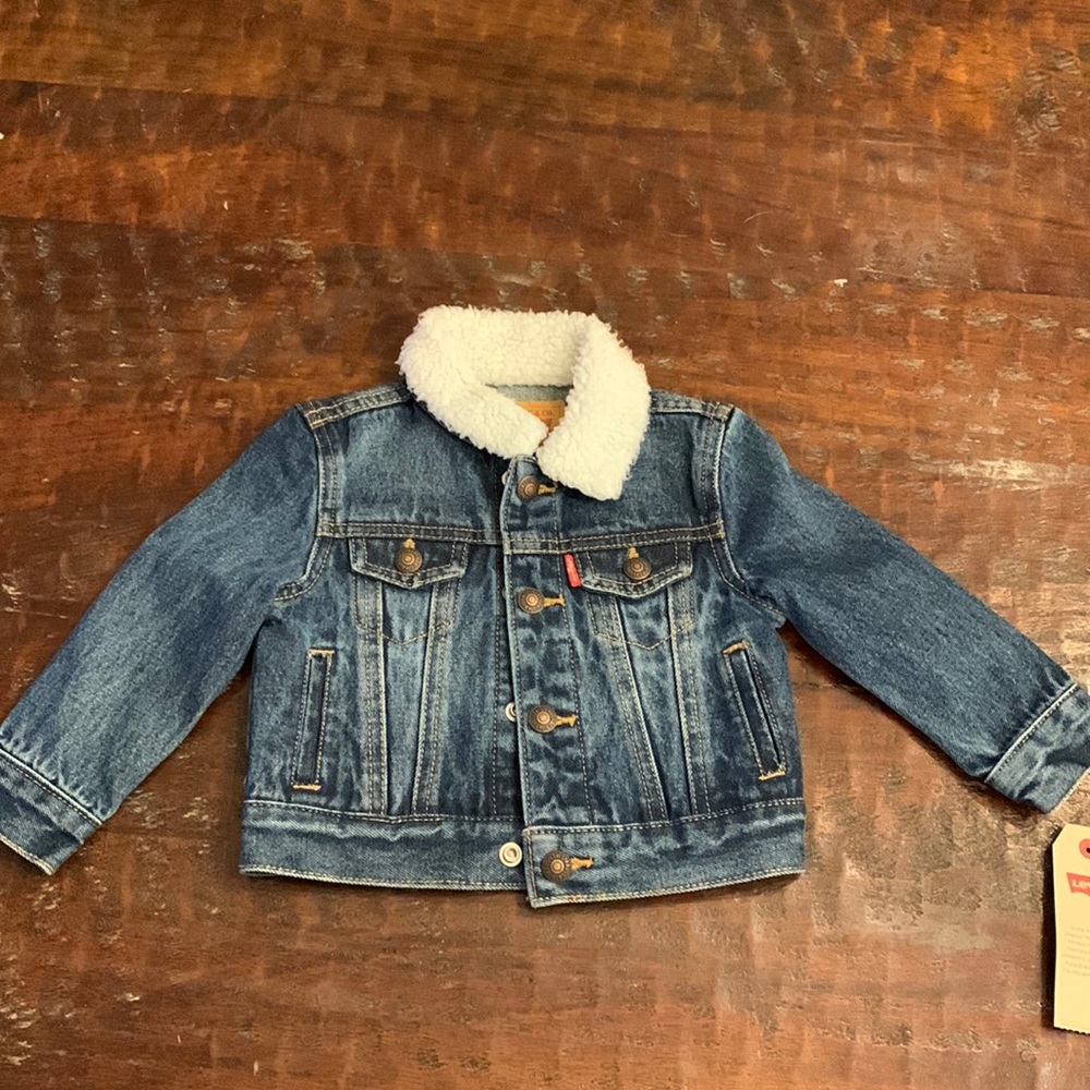 Levi’s fleece lined cotton denim trucker